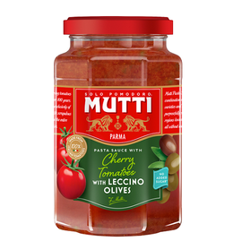 Mutti sos pomidorowy z czarnymi oliwkami Leccino 400g
