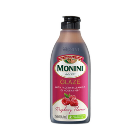 Monini Glaze Raspberry - krem z octu balsamicznego o smaku malin 250g