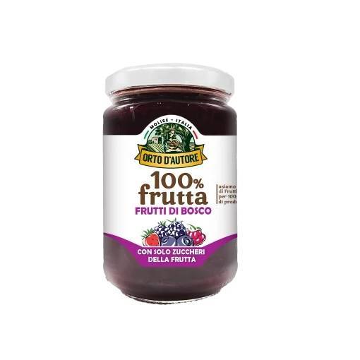 Orto D' Autore 100% Frutti Bosco - dżem owoce leśne bez dodatku cukru 340g