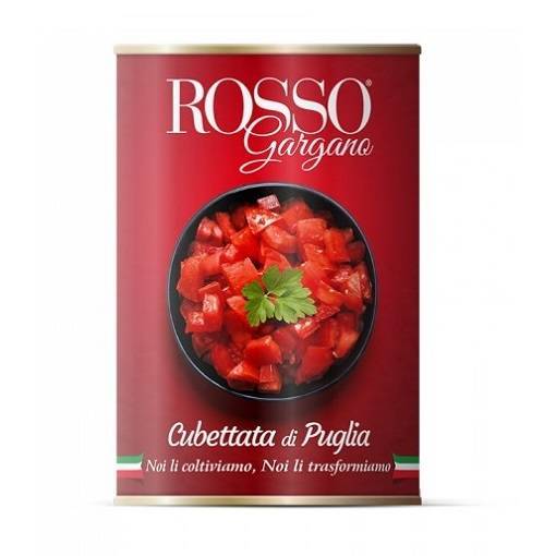 Rosso Gargano Cubettata - pomidory bez skórki z Apulii 400g