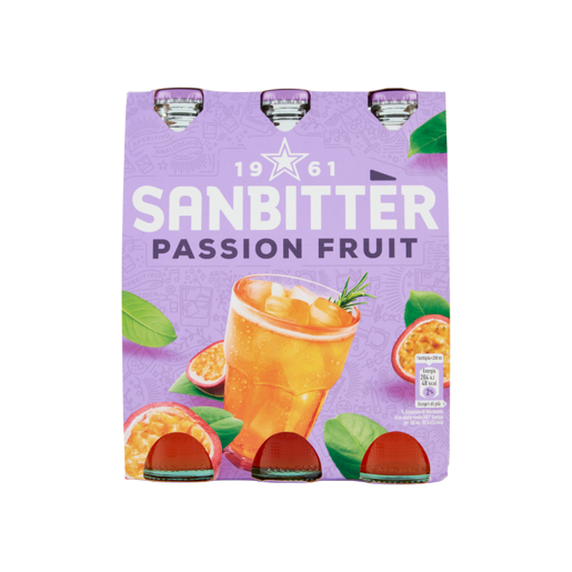 Sanbitter Passion Fruit 3 x 200 ml bezalkoholowy aperitif
