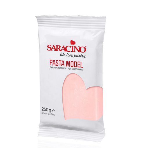 Saracino Pasta Model - masa cukrowa do modelowania jasny róż 250g