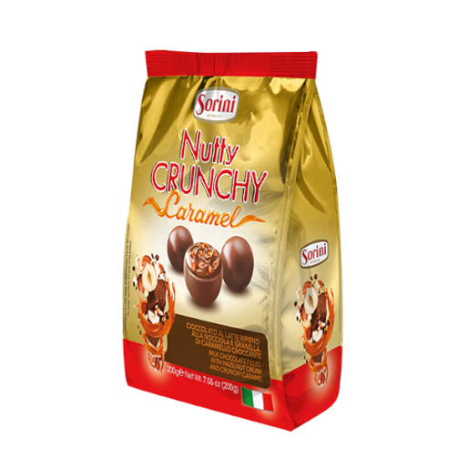 Sorini Nutty Crunchy Caramel 200g włoskie praliny