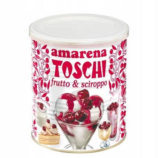 Toschi Amarena - drylowane wiśnie w syropie 1000 g